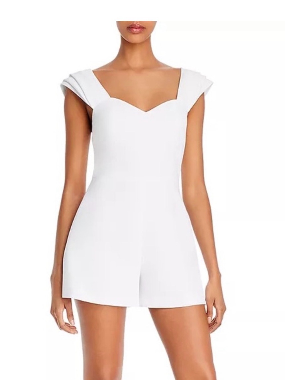 Alice + Olivia White Romper